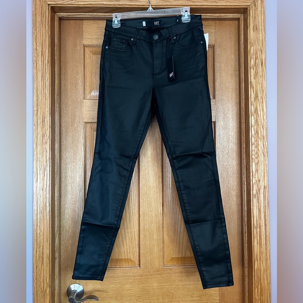 Faux leather- KUT from the Kloth pants- size 6